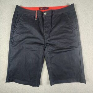 RedBull Energy Drink Embroidered Company Shorts Mens Size 34 Blue Workwear